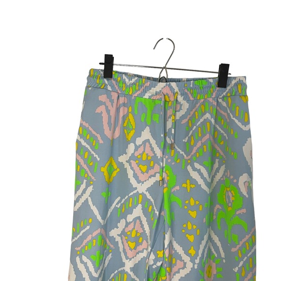 Dudley Stephens Pastel Island Ikat elastic waist draw string paints - L - Picture 4 of 8